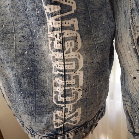 Smoke Rise DNM Co. Stretch Denim Jacket w/ Removable Faux Fur Collar - Picture 9 of 11